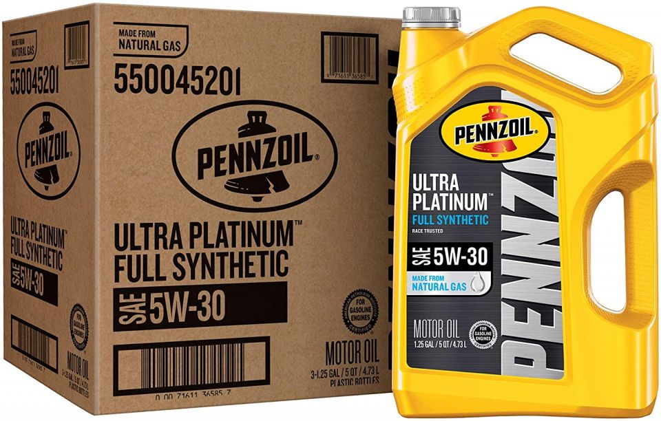 Pennzoil Ultra Platinum 5W-30 5クォート Pennzoil Ultra Platinum 5W-30 High Mileage Full Synthetic